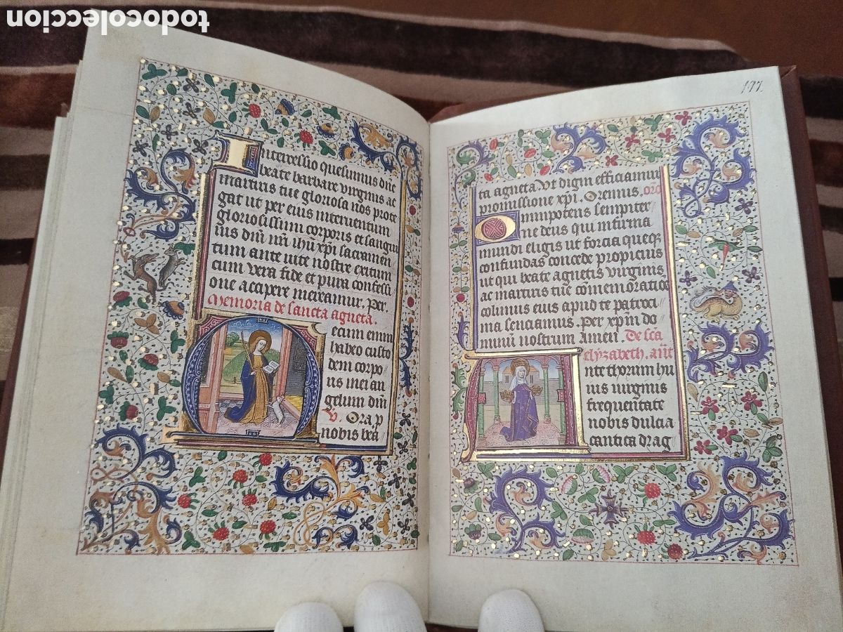 Libros de segunda mano: LIBRO DE HORAS DE LEONOR DE LA VEGA. Facs&iacute;mil y libro de estudios. - Foto 19
