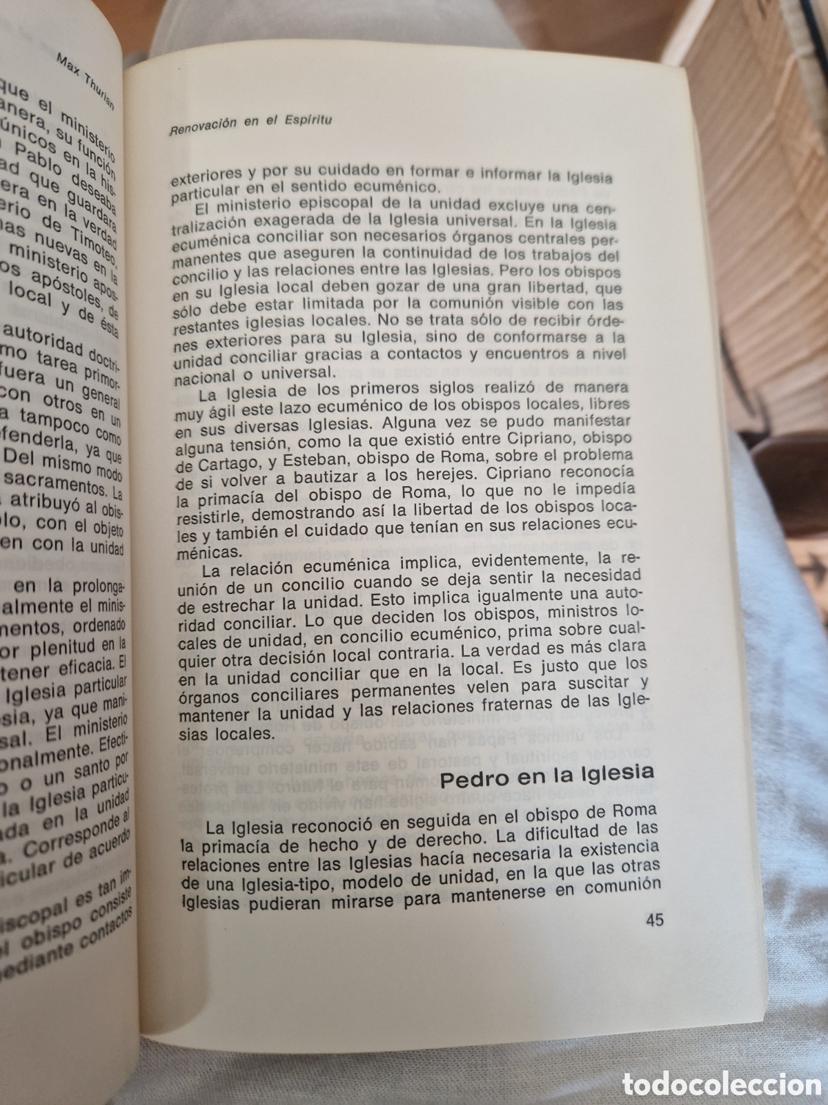 Libros de segunda mano: THURIAN, Max. Renovaci&oacute;n en el Esp&iacute;ritu - Foto 2