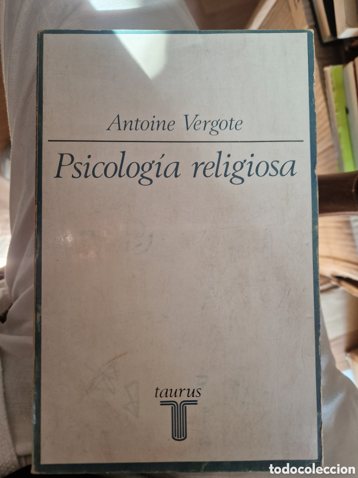 Libros de segunda mano: VERGOTE, Antoine. Psicolog&iacute;a religiosa