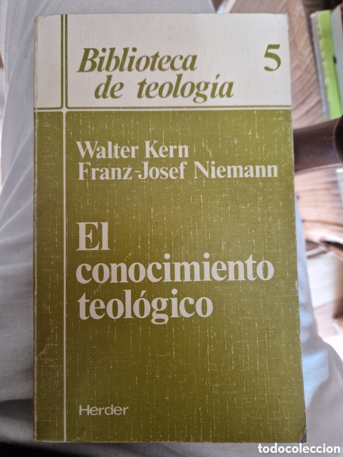 Libros de segunda mano: KERN, Walter. El conocimiento teol&oacute;gico