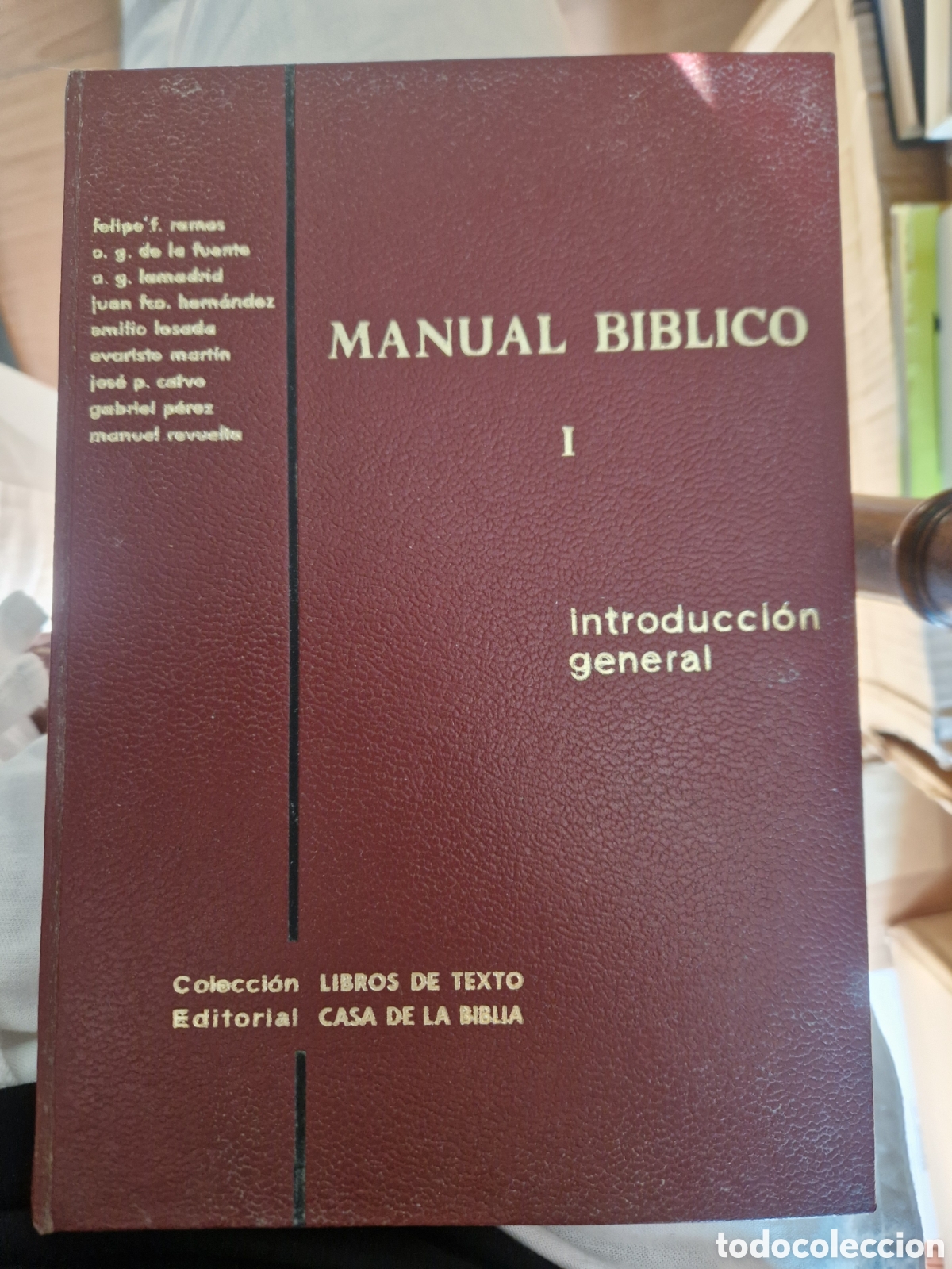 Second hand books: MANUAL B&iacute;blico. I: Introducci&oacute;n general a la Sagrada Escritura