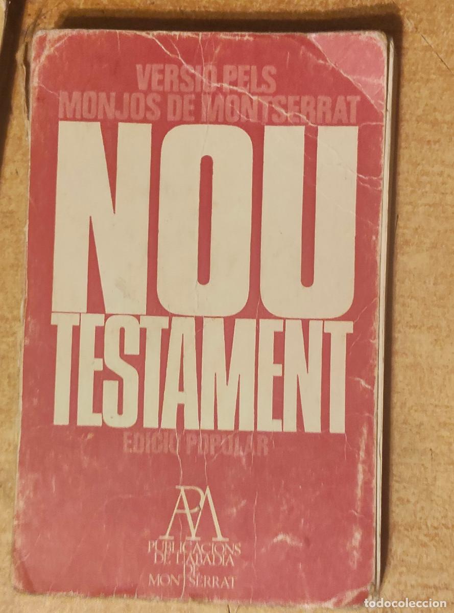 Libros de segunda mano: Nou testament edici&oacute; popular, Abadia del Monjos de Montserrat