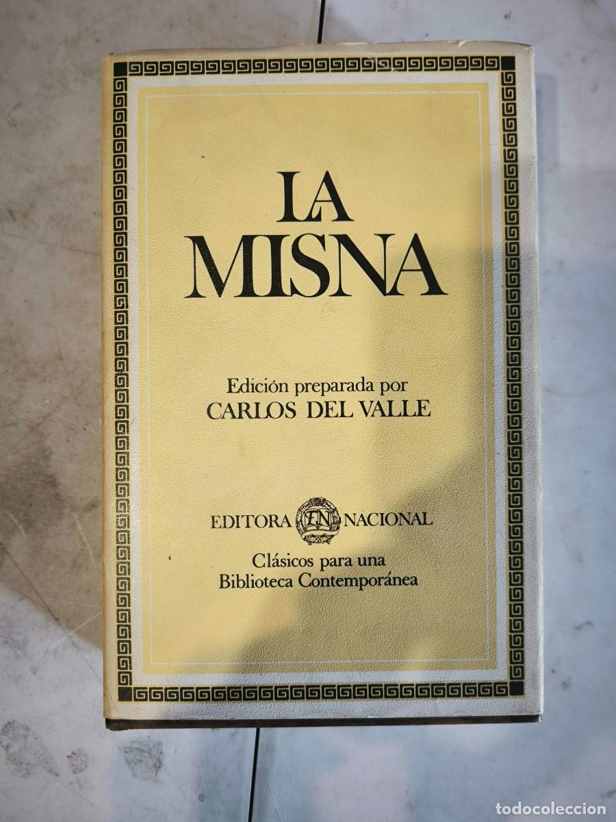 Libros de segunda mano: LA MISN&Aacute;/ED. CARLOS DEL VALLE/EDITORA NACIONAL/MADRID, 1981/MUY BUEN ESTADO/JUDAISMO/TALMUD