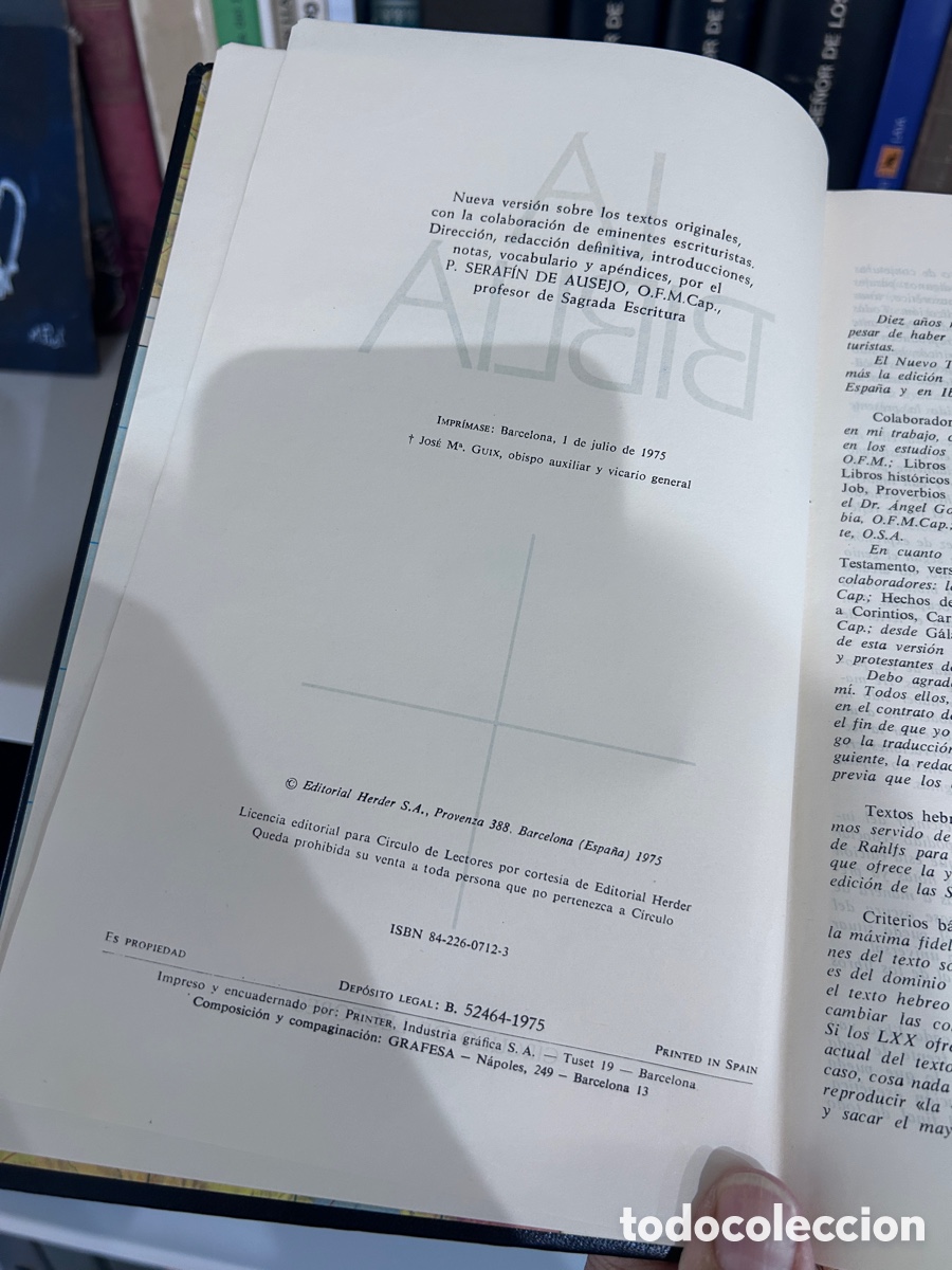 Libros de segunda mano: La Biblia C&iacute;rculo de Lectores - Foto 2