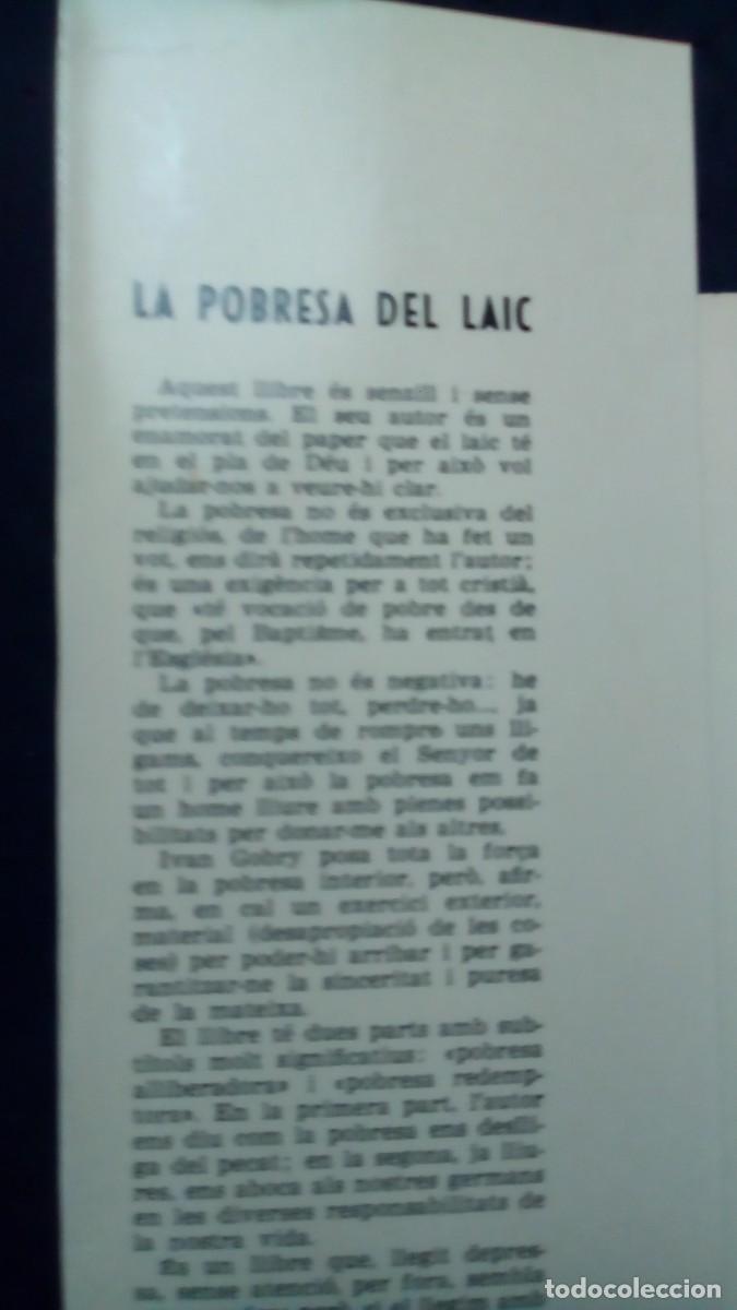 Libros de segunda mano: LA POBRESA DEL LAIC. IVAN GOBRY. NOVA TERRA - Foto 3