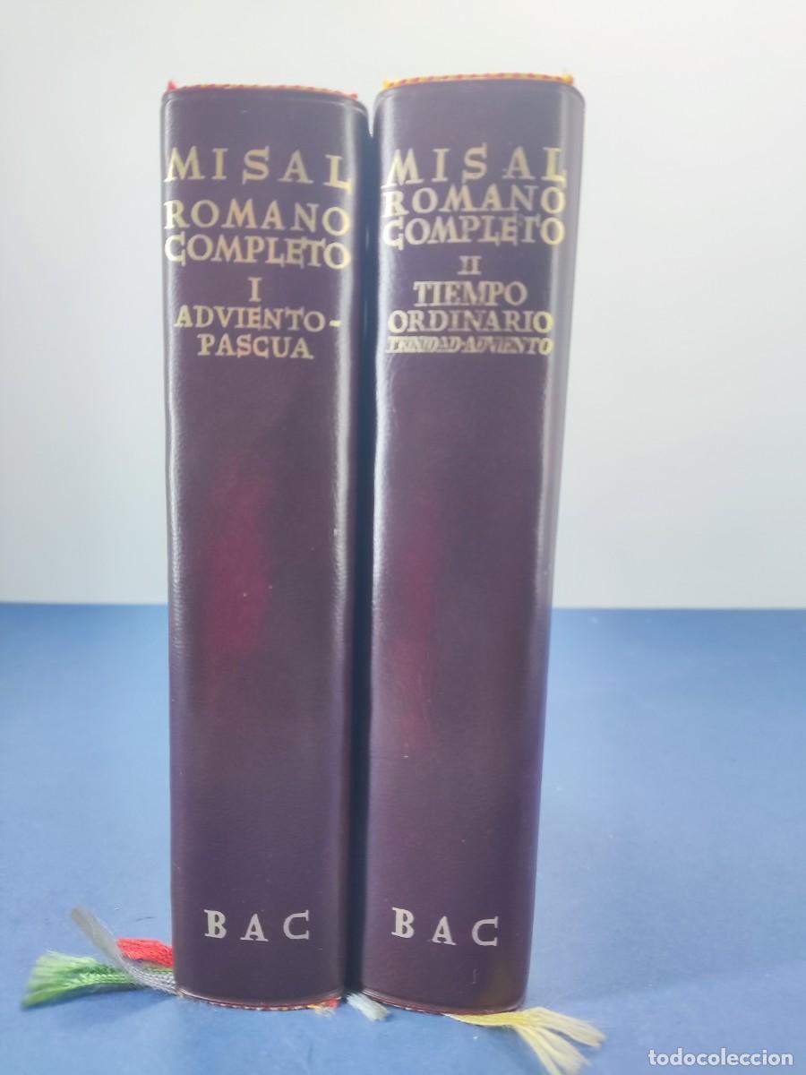 Libros de segunda mano: MISAL ROMANO COMPLETO / I y II / PREPARADO POR ANDRES PARDO / 5&ordf;ed. 1981. AUTORES CRISTIANOS