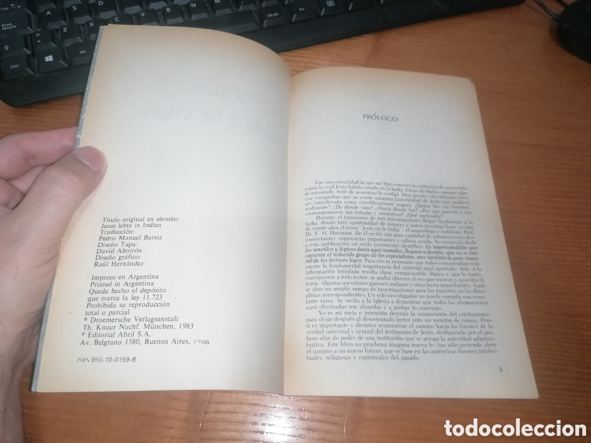 Libros de segunda mano: Libro: JES&Uacute;S MURI&Oacute; DE VIEJO - Holger Kersten - Foto 3