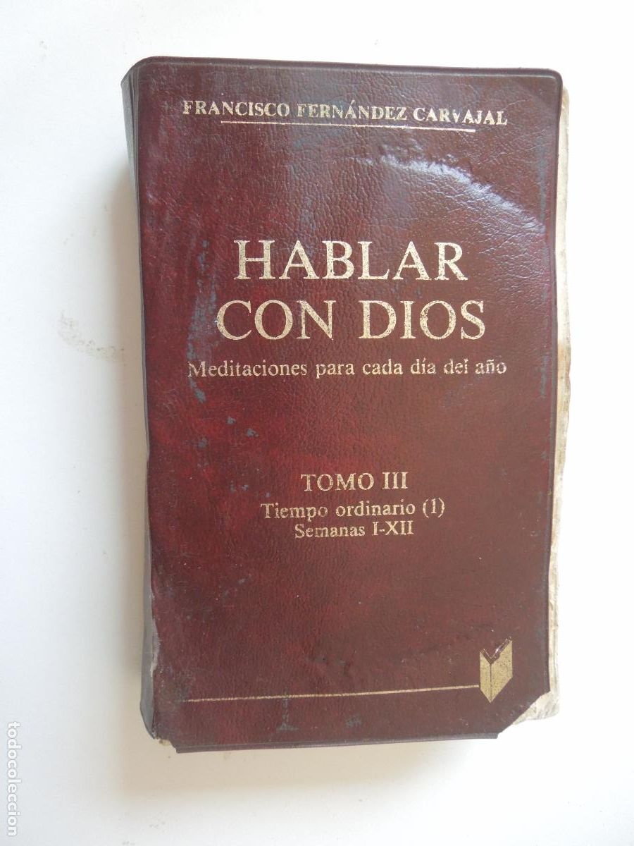 Libros de segunda mano: HABLAR CON DIOS - TOMO III - FRANCISCO FERN&Aacute;NDEZ CARVAJAL - EDICIONES PALABRA 1987.