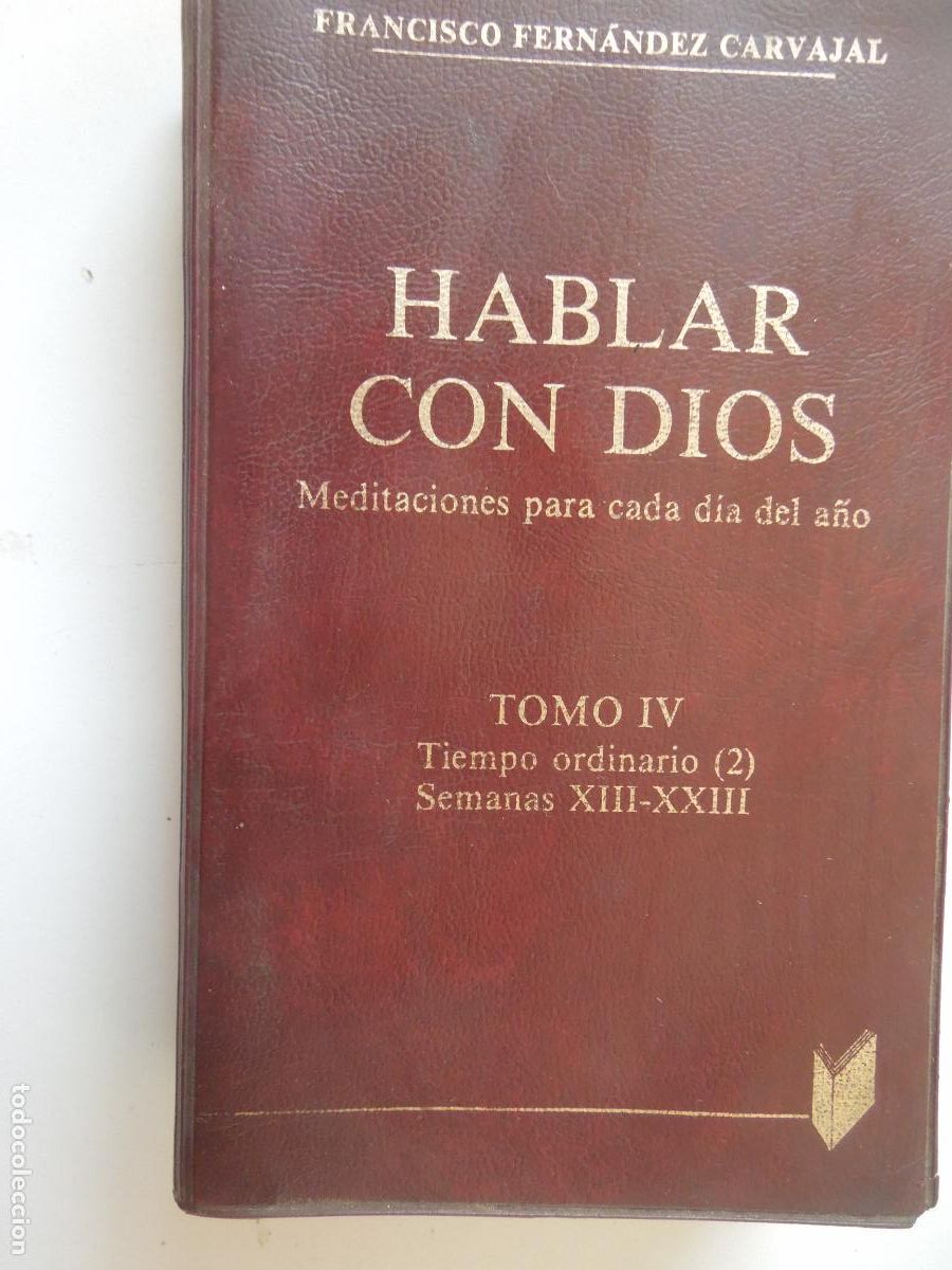 Libros de segunda mano: HABLAR CON DIOS - TOMO IV - FRANCISCO FERN&Aacute;NDEZ CARVAJAL - EDICIONES PALABRA 1989.
