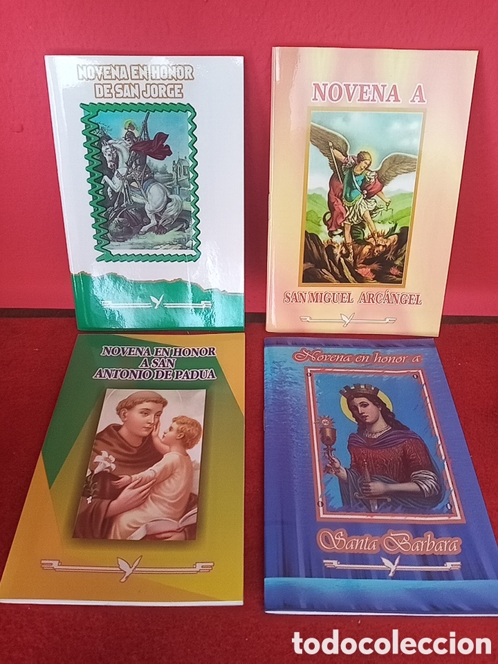 Libros de segunda mano: NOVENAS DE SANTOS ANTONIO SAN JORGE SAN MIGUEL Y SANTA BARBARA