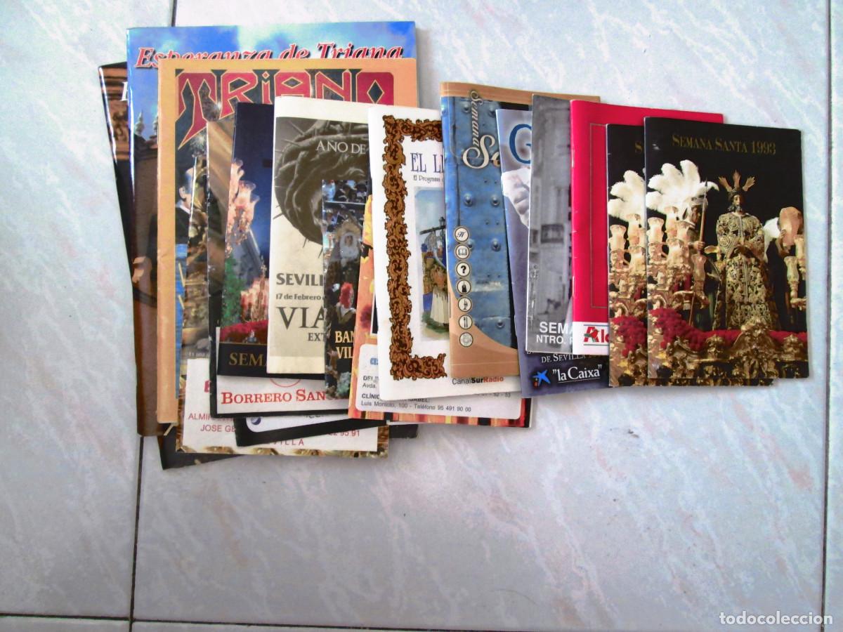 Libros de segunda mano: 19 REVISTAS Y FOLLETOS SOBRE LA SEMANA SANTA