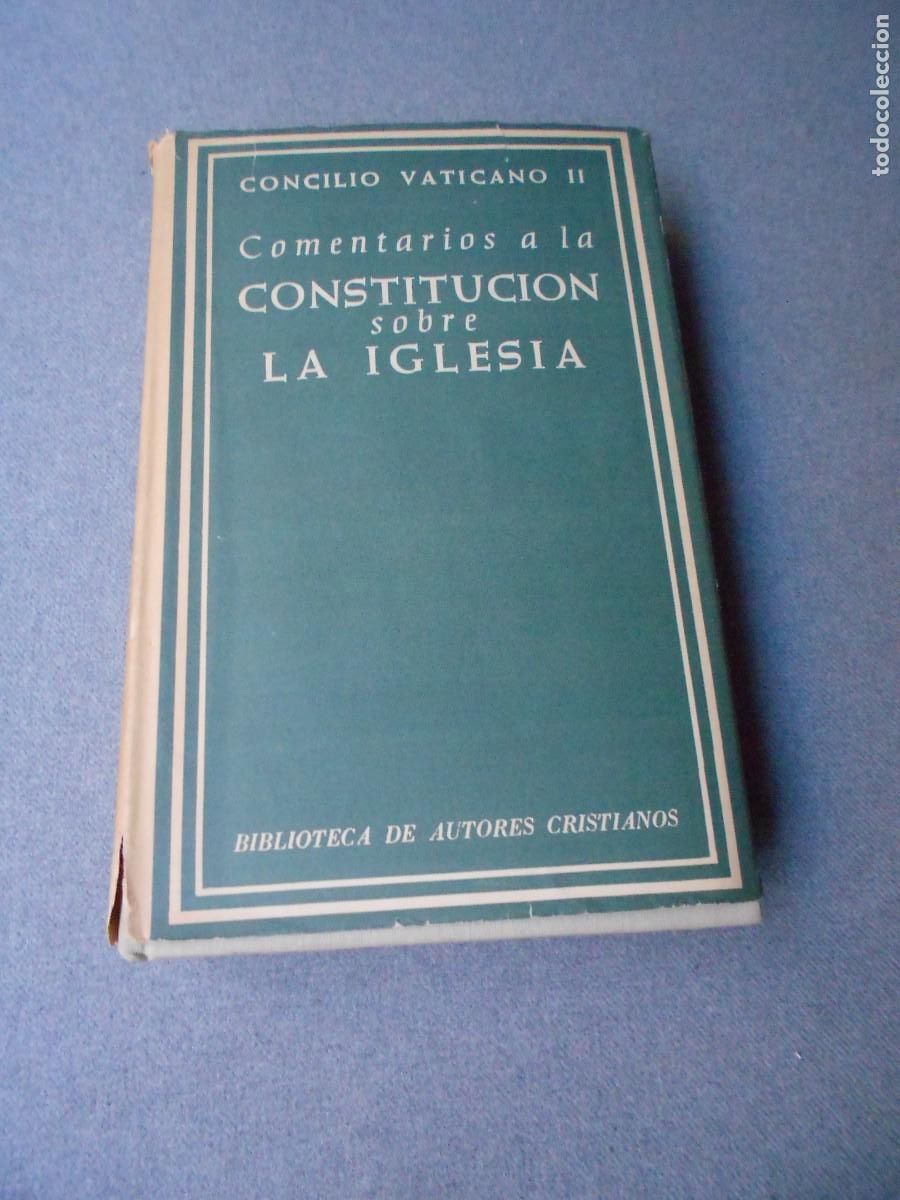 Libros de segunda mano: COMENTARIOS A LA CONSTITUCION SOBRE LA IGLESIA
