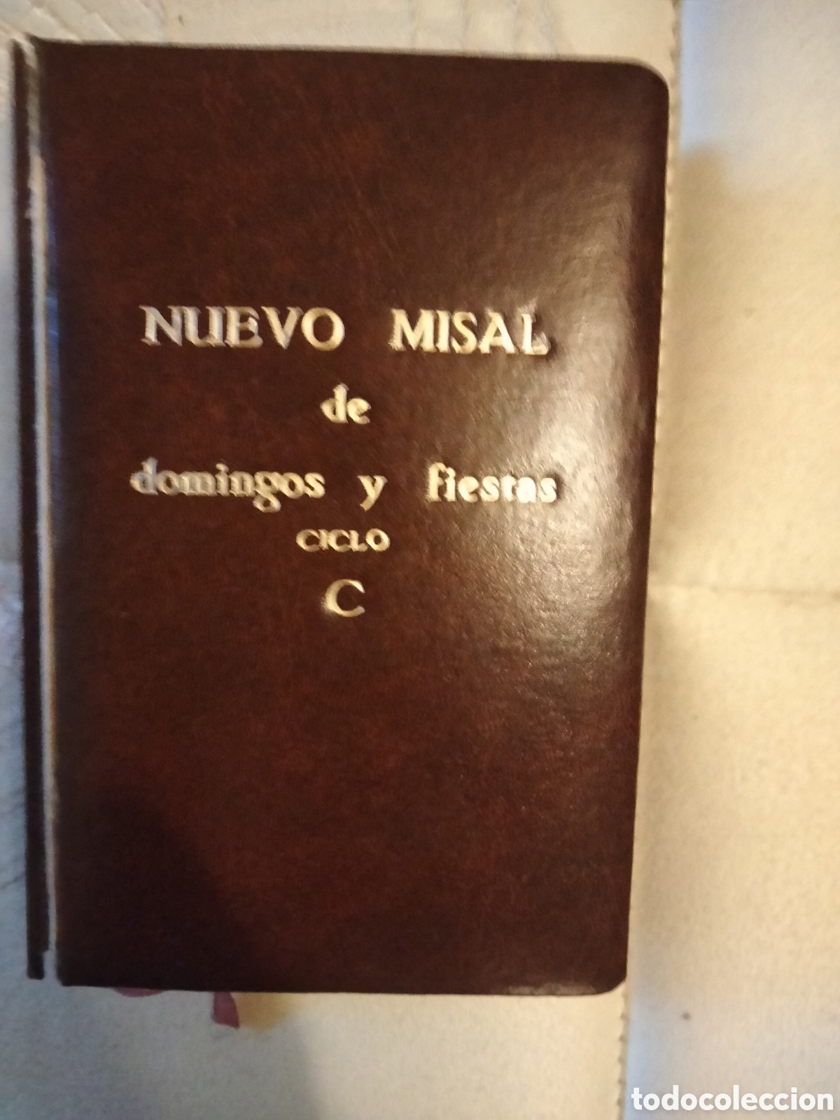 Libros de segunda mano: Nuevo misal d&eacute; domingos y fiestas ciclo c a&ntilde;o 1970