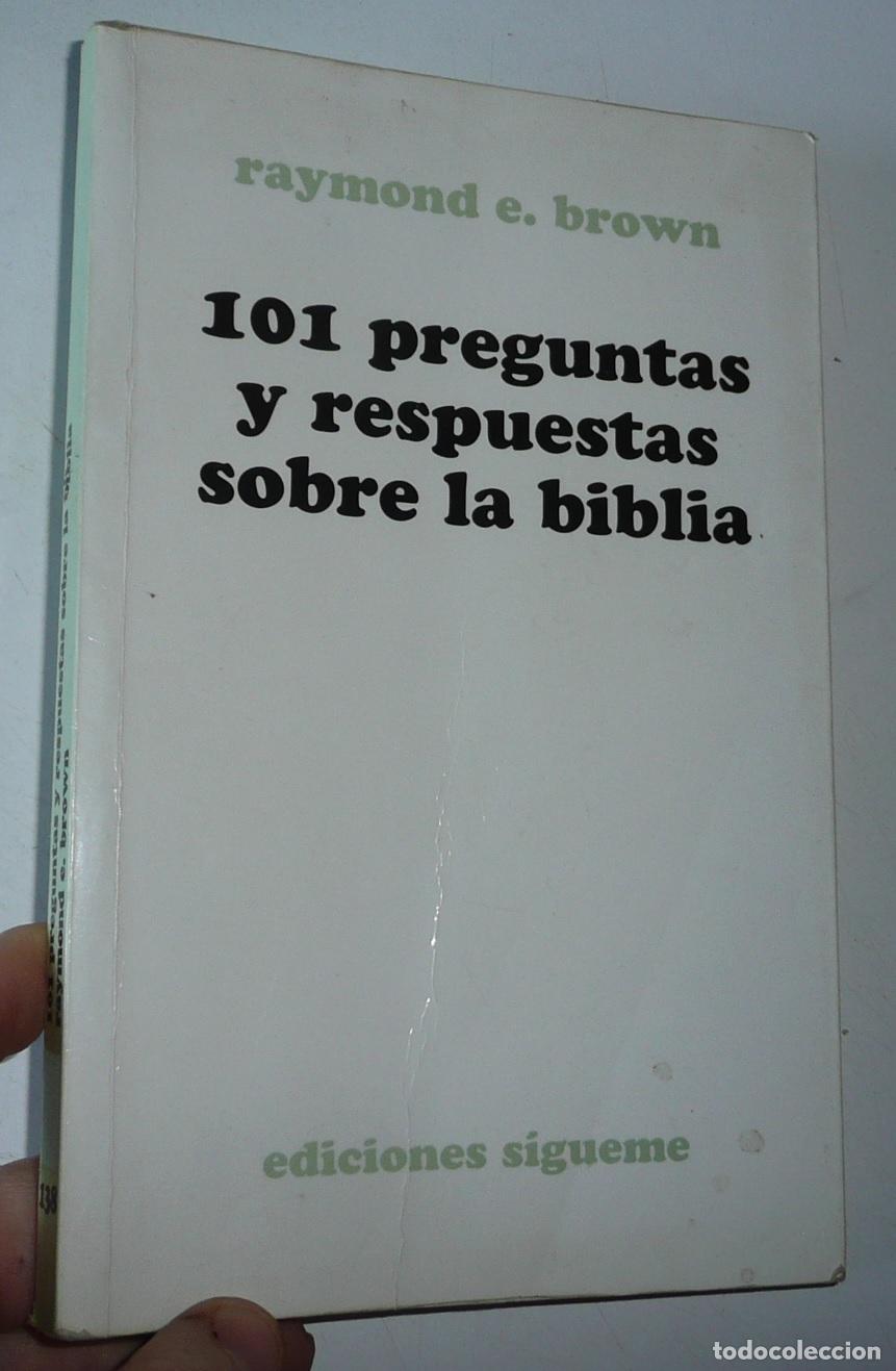 Libros de segunda mano: 101 preguntas y respuestas sobre la Biblia - Raymond E. Brown (Ediciones S&iacute;gueme, 1996)