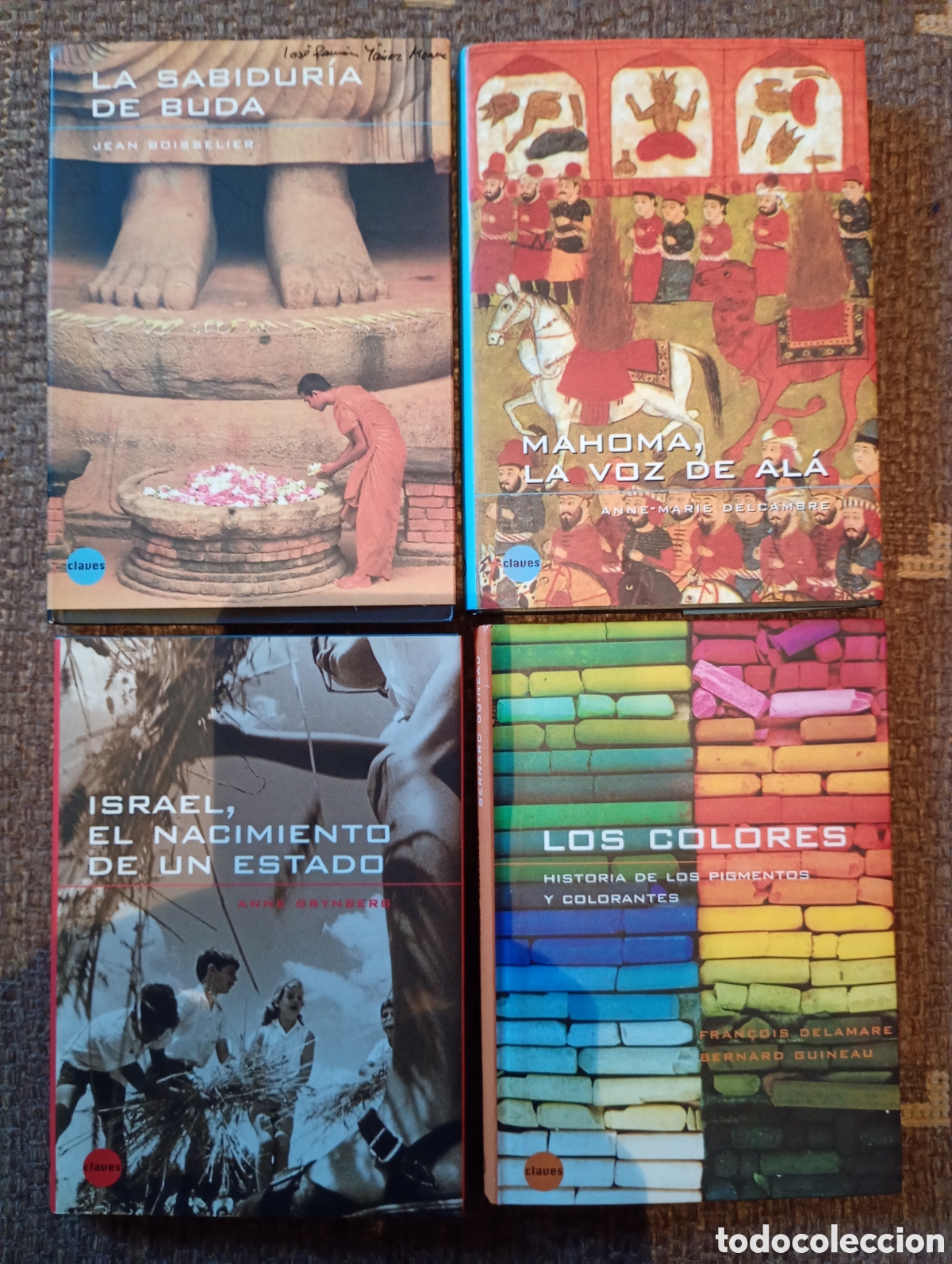 Libros de segunda mano: Lote 4 libros colecci&oacute;n Clave, historia y religi&oacute;n ediciones aguilar