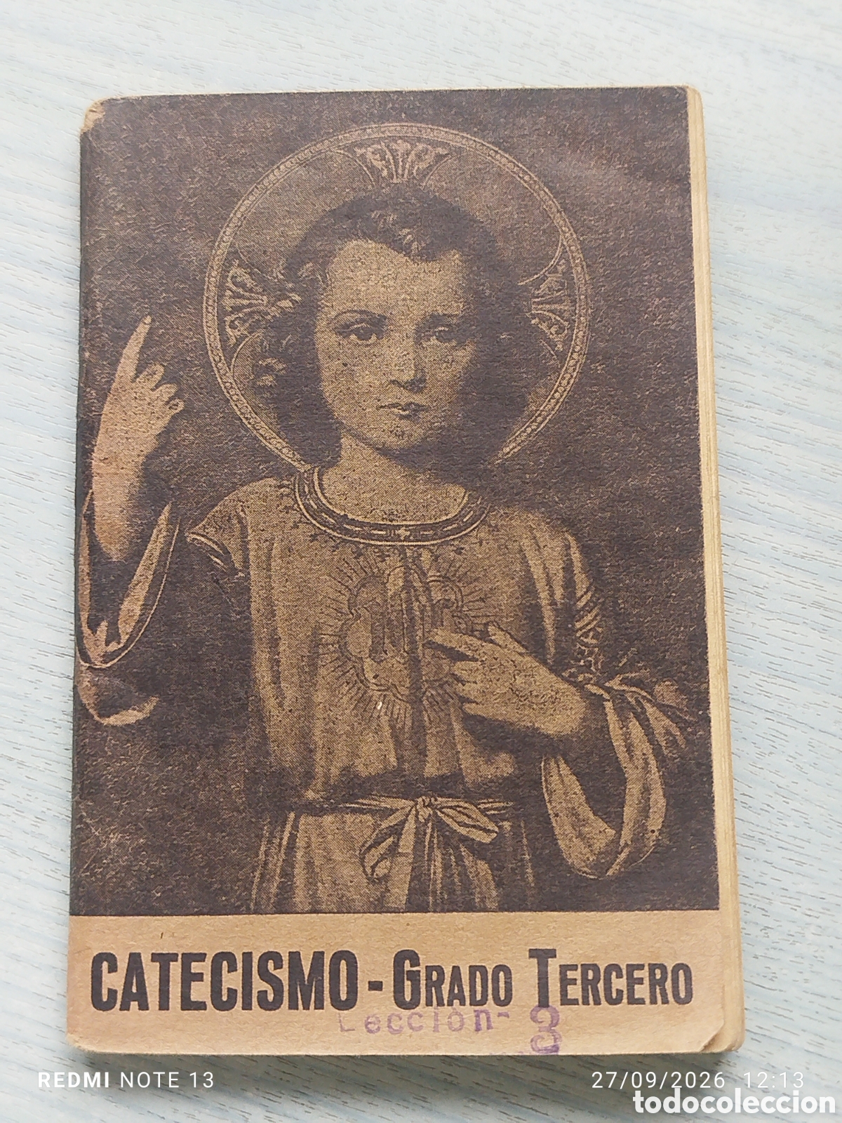 Libros de segunda mano: Catecismo grado 3 ..1936