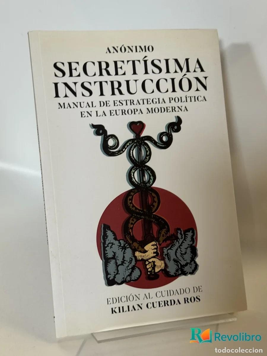 Libros de segunda mano: Secret&iacute;sima Instrucci&oacute;n - An&oacute;nimo