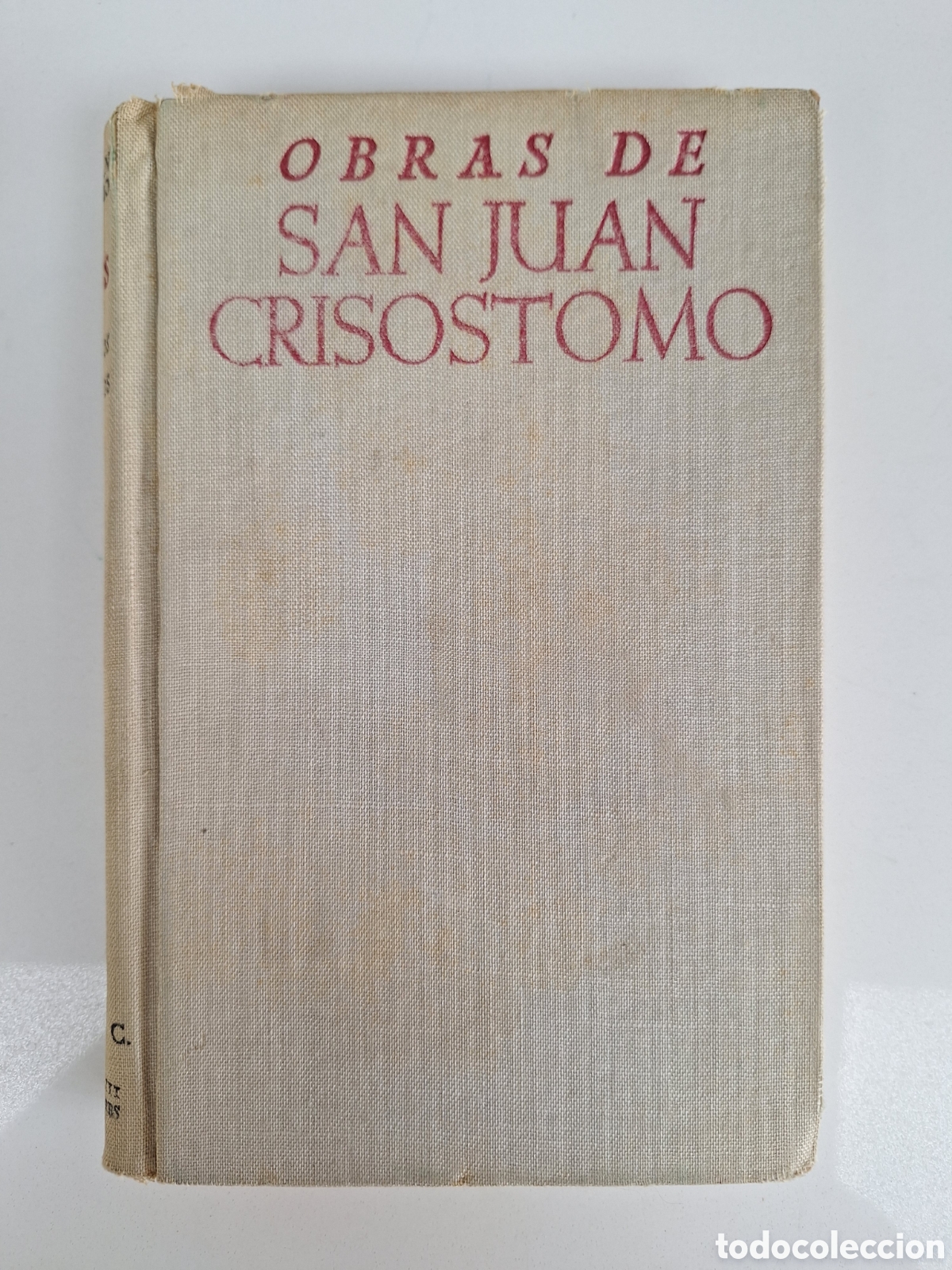 Libros de segunda mano: Obras de San Juan Crisostomo. Tratados Asceticos, 1a edicion, BAC