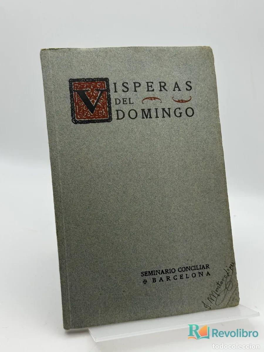 Libros de segunda mano: V&iacute;speras del Domingo - Seminario Conciliar