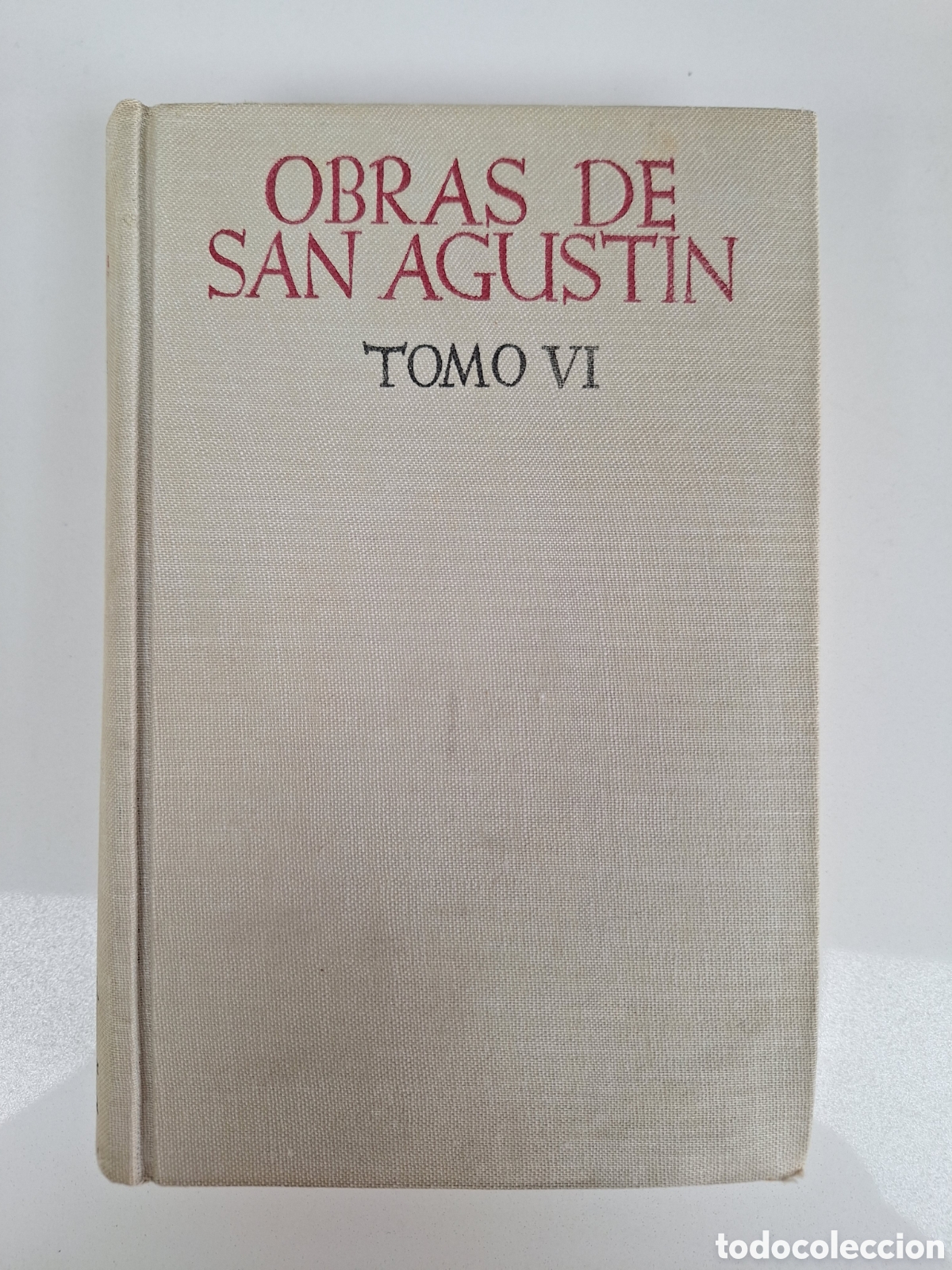 Libros de segunda mano: Obras de San Agustin, tomo VI, BAC