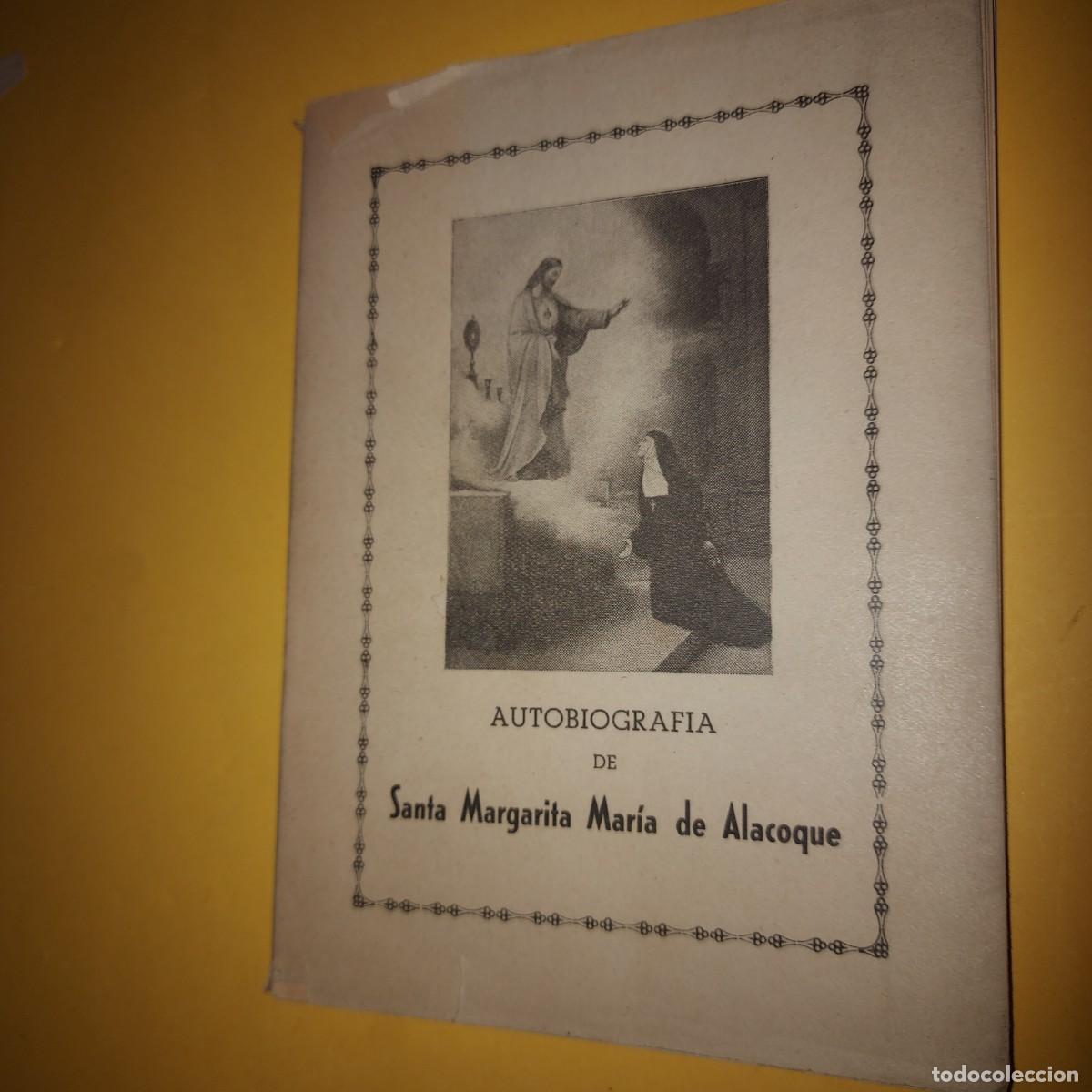 Libros de segunda mano: SANTA MARGARITA MARIA ALACOQUE, AUTOBIOGRAFIA