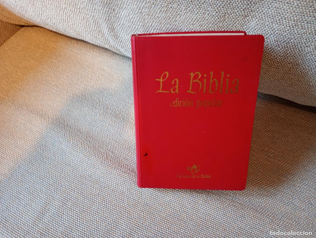Libros de segunda mano: LA BIBLIA EDICION POPULAR LA CASA DE LA BIBLIA 1995