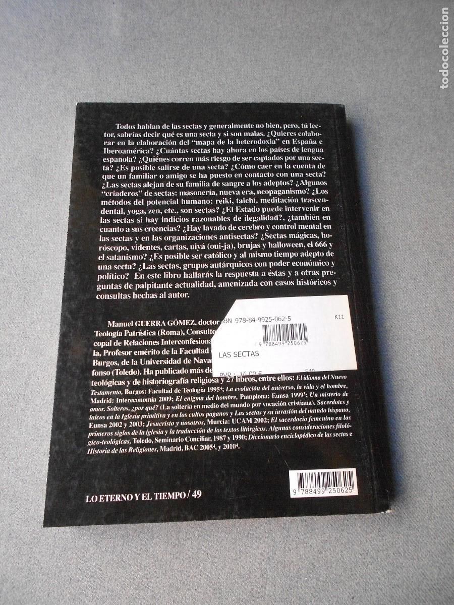Libros de segunda mano: LAS SECTAS. GUERRA GOMEZ - Foto 3