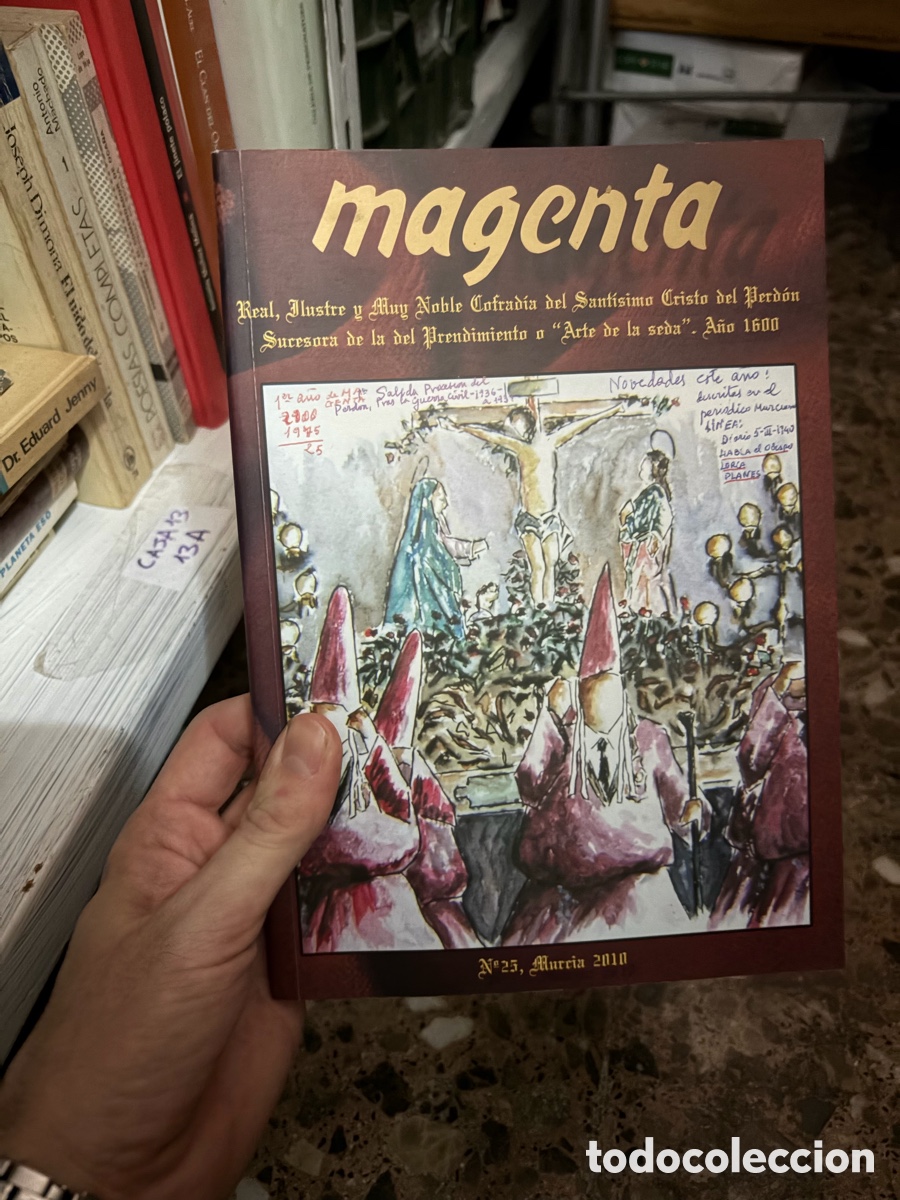 Libros de segunda mano: Caja13 Revista Magenta Murcia 25 2010 Cofrad&iacute;a Cristo del Perdon