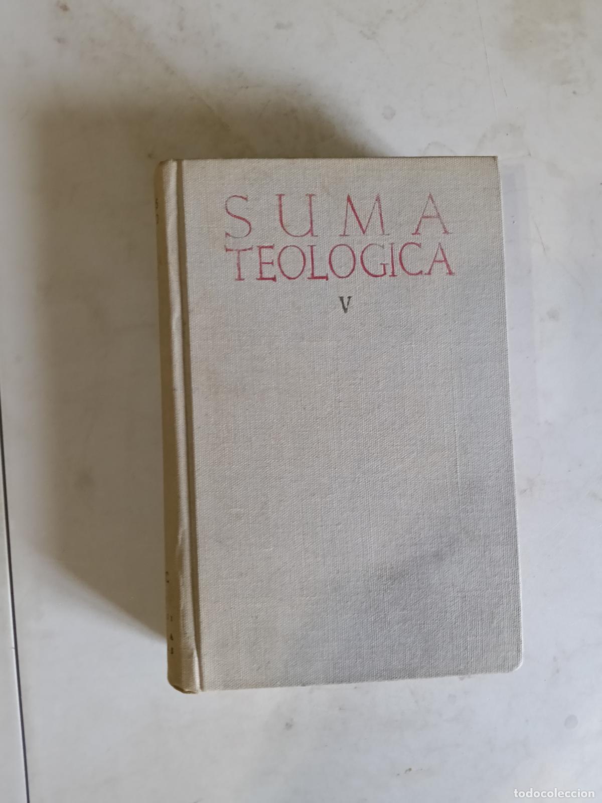 Libros de segunda mano: SUMA TEOLOGICA vol. V / SANTO TOMAS de AQUINO - Biblioteca de Autores Cristianos
