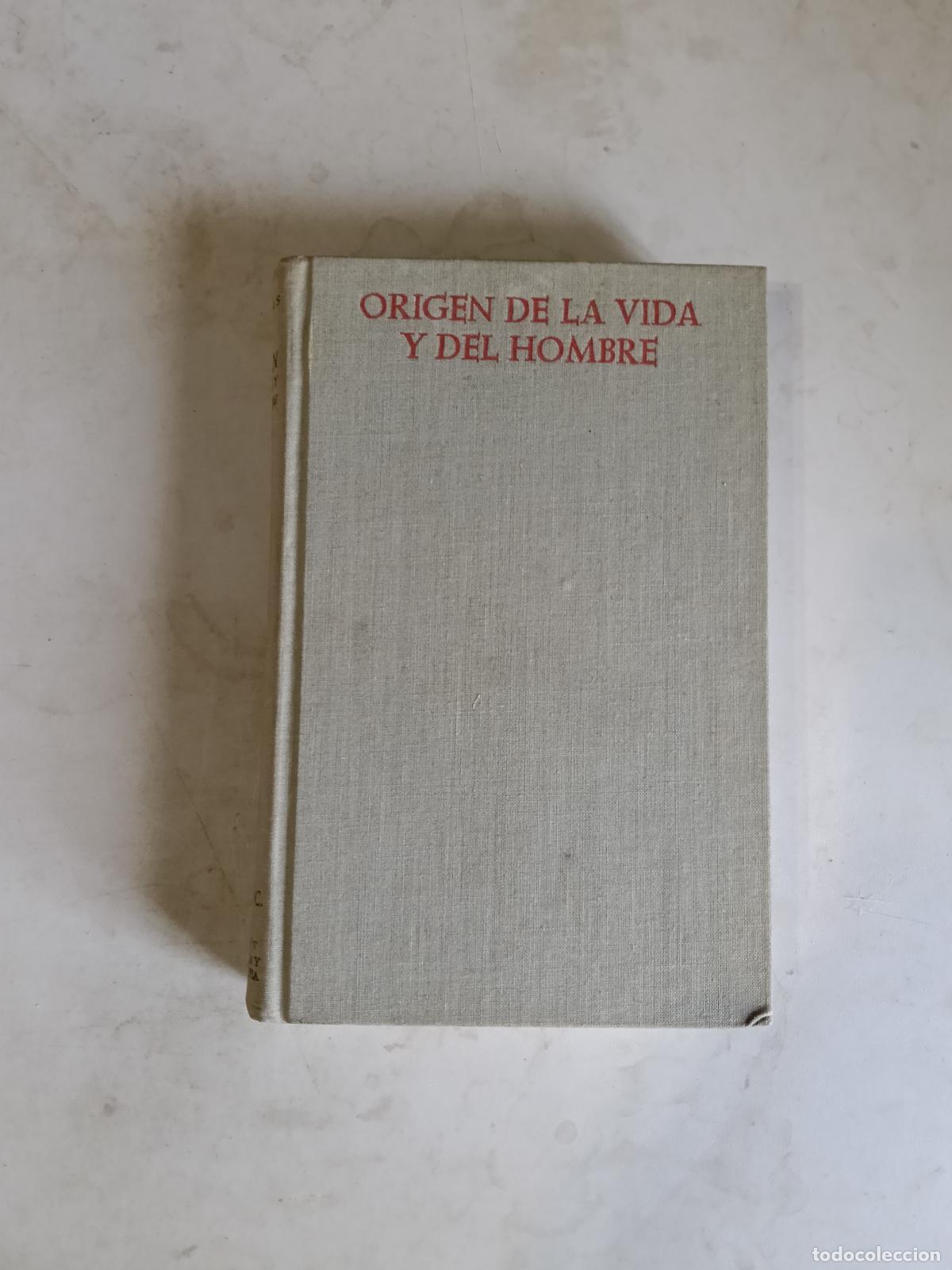 Libros de segunda mano: ORIGEN DE LA VIDA Y DEL HOMBRE, BIBLIOTECA DE AUTORES CRISTIANO, A&Ntilde;O 1963, EDITORIAL CATOLICA