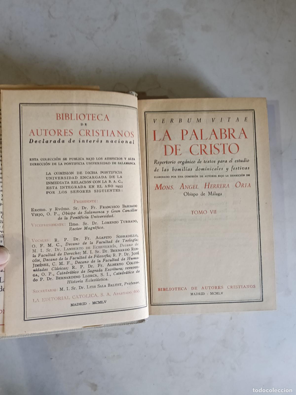 Libros de segunda mano: LA PALABRA DE CRISTO VII BAC - Foto 4