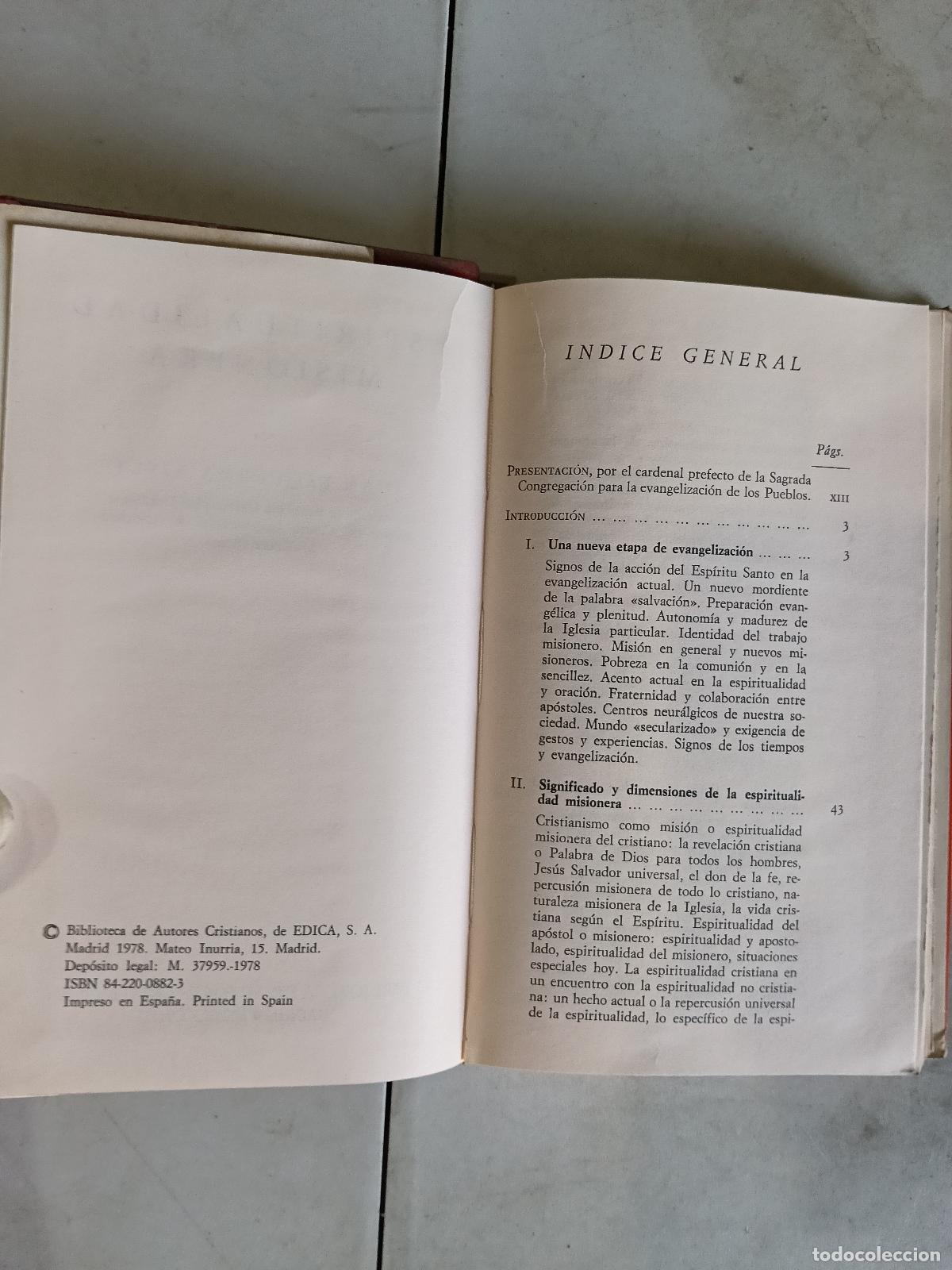 Libros de segunda mano: ESPIRITUALIDAD MISIONERA JUAN ESQUERDA BIFET BAC - Foto 5