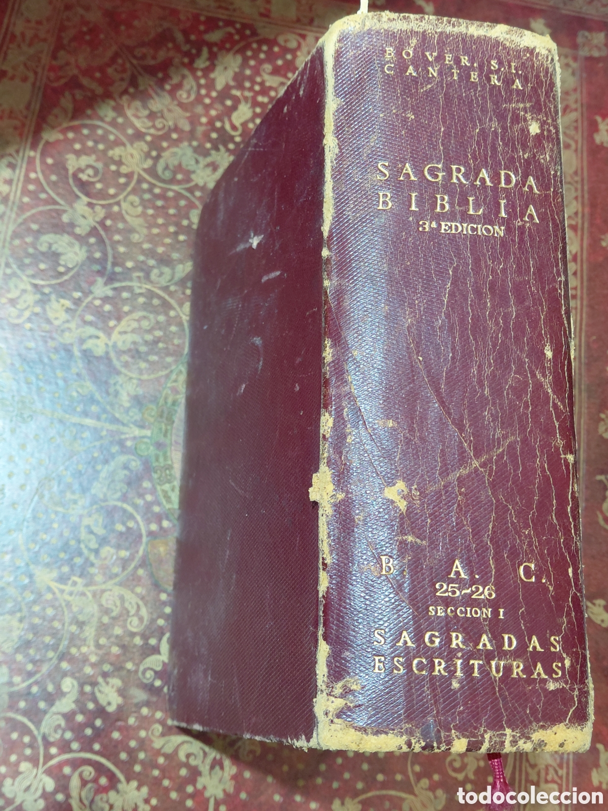 Libros de segunda mano: B.A.C. 1953 SAGRADA BIBLIA.VERSION CRITICA SOBRE LOS TEXTOS HEBREO Y GRIEGO POR EL RVDO. P. JOSE MAR