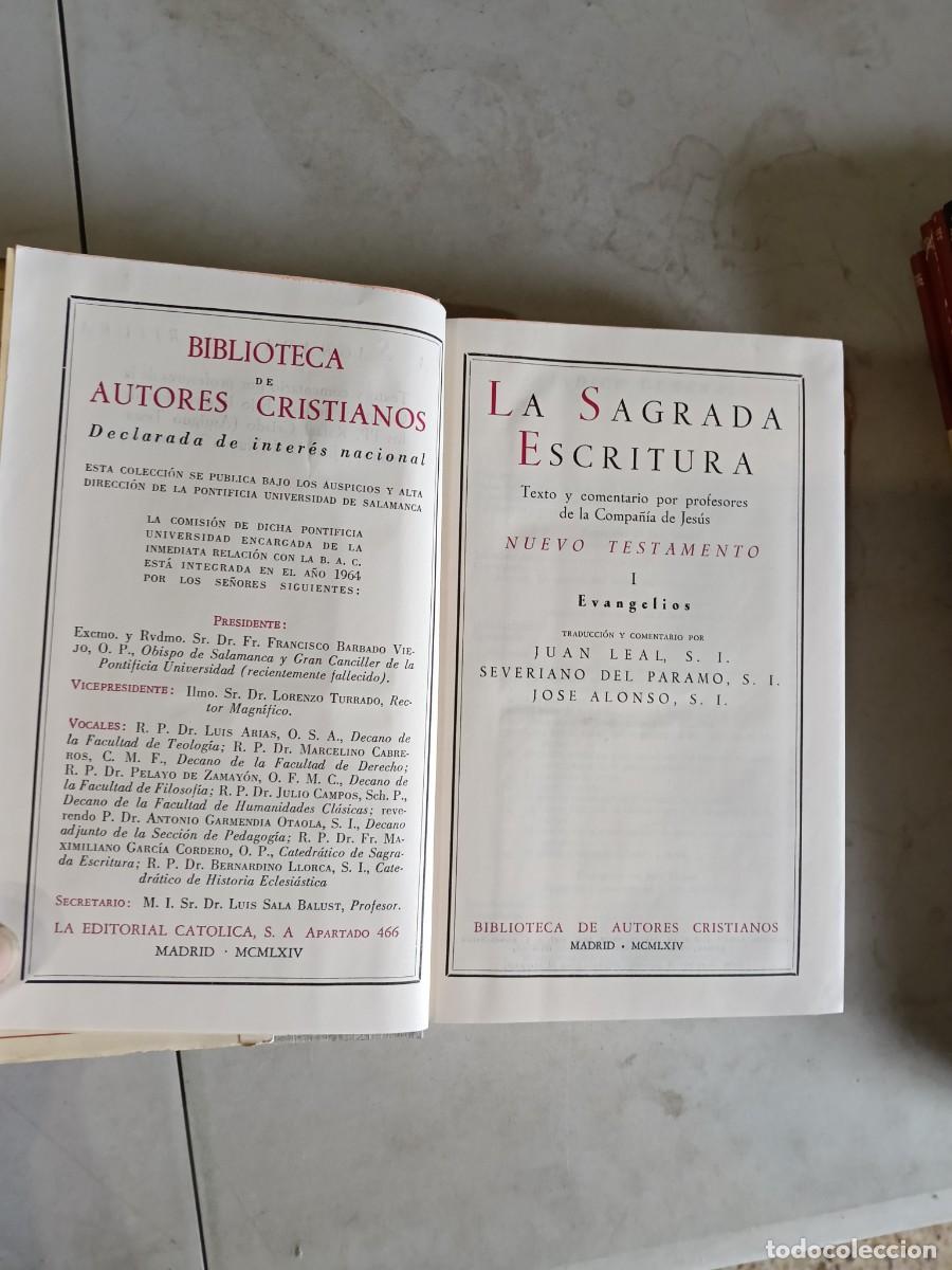 Libros de segunda mano: La Sagrada Escritura. Nuevo Testamento. I. Juan Leal. Madrid 1964