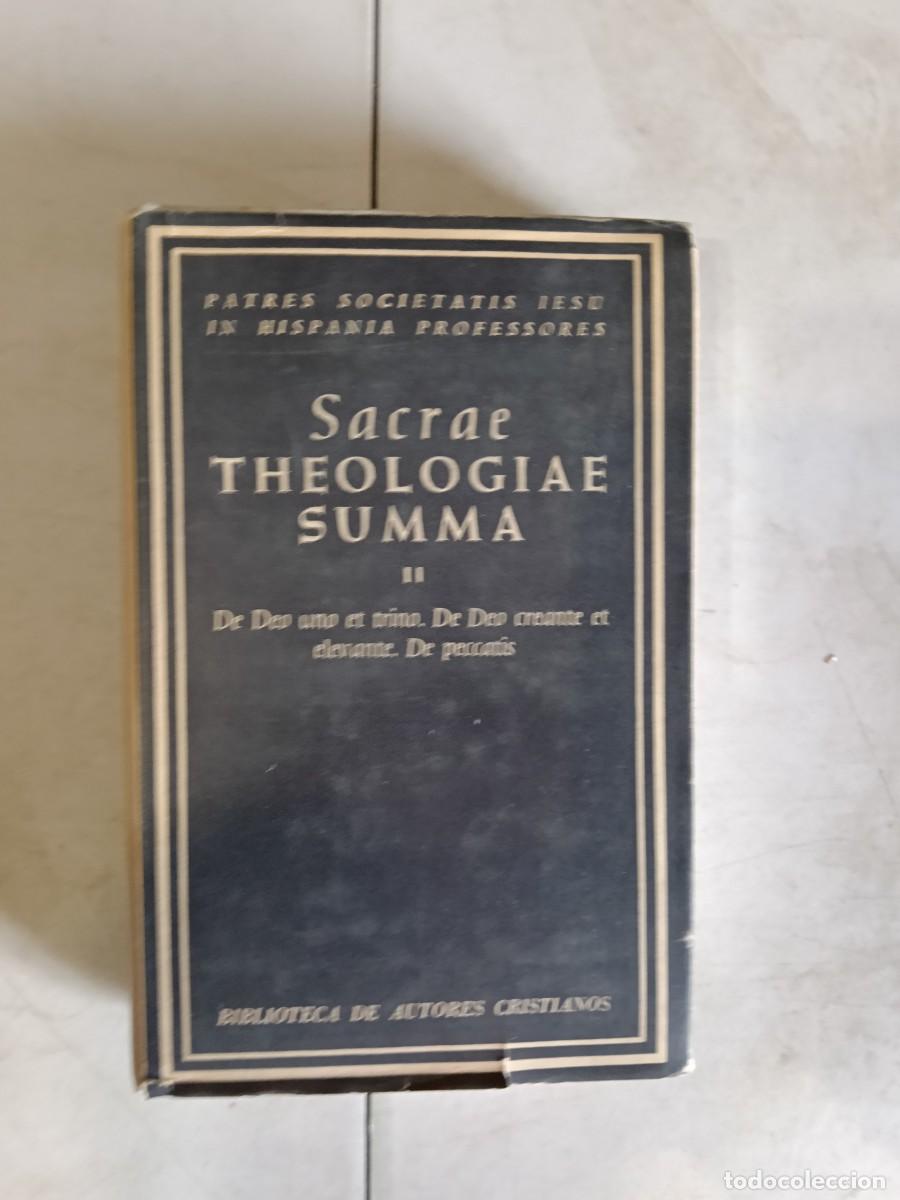 Libros de segunda mano: Sacrae THEOLOGIAE SUMMA II. De Deo uno et trino. De Deo creante et elevante. De peccatis