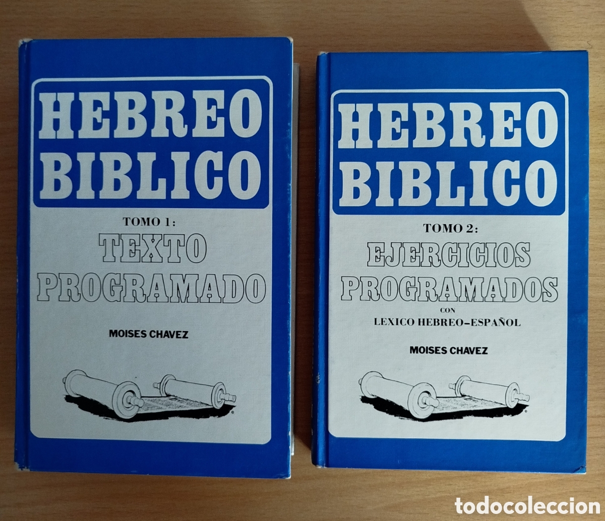 Libros de segunda mano: Hebreo b&iacute;blico (Mois&eacute;s Ch&aacute;vez, dos tomos)
