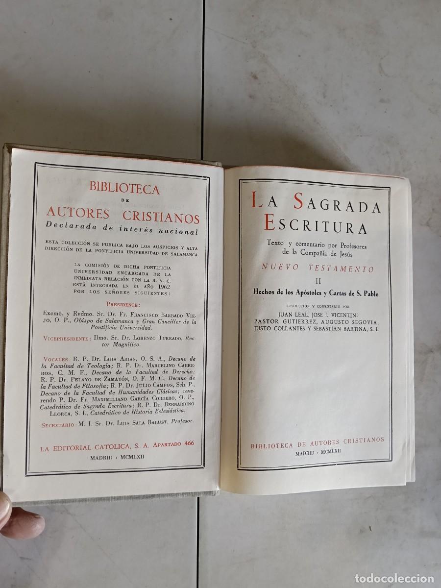 Libros de segunda mano: LA SAGRADA ESCRITURA NUEVO TESTAMENTO II BAC