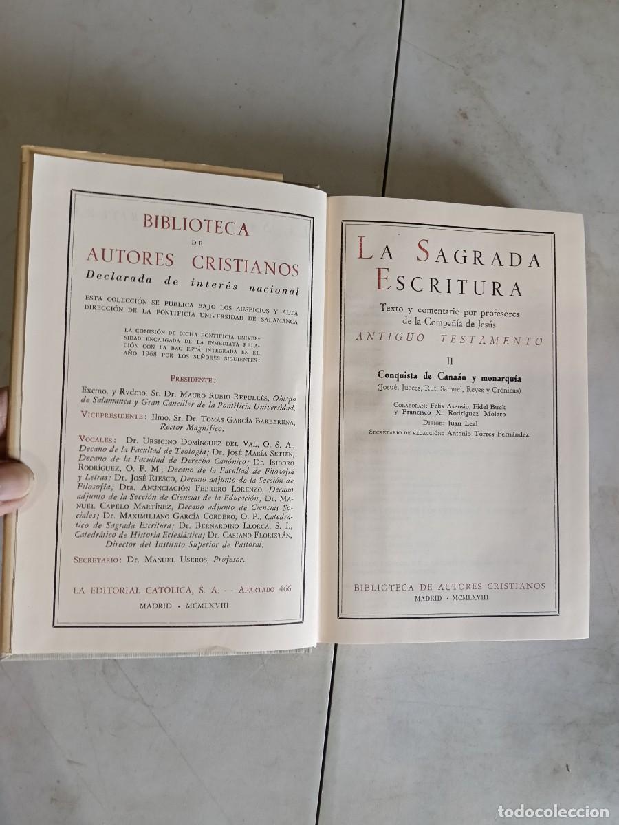 Libros de segunda mano: LA SAGRADA ESCRITURA ANTIGUO TESTAMENTO II BAC