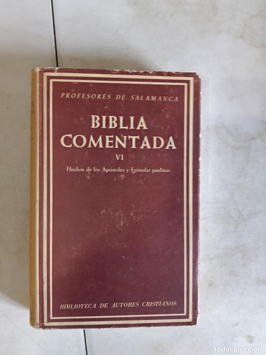 Libros de segunda mano: Biblia Comentada VI Profesores de Salamanca