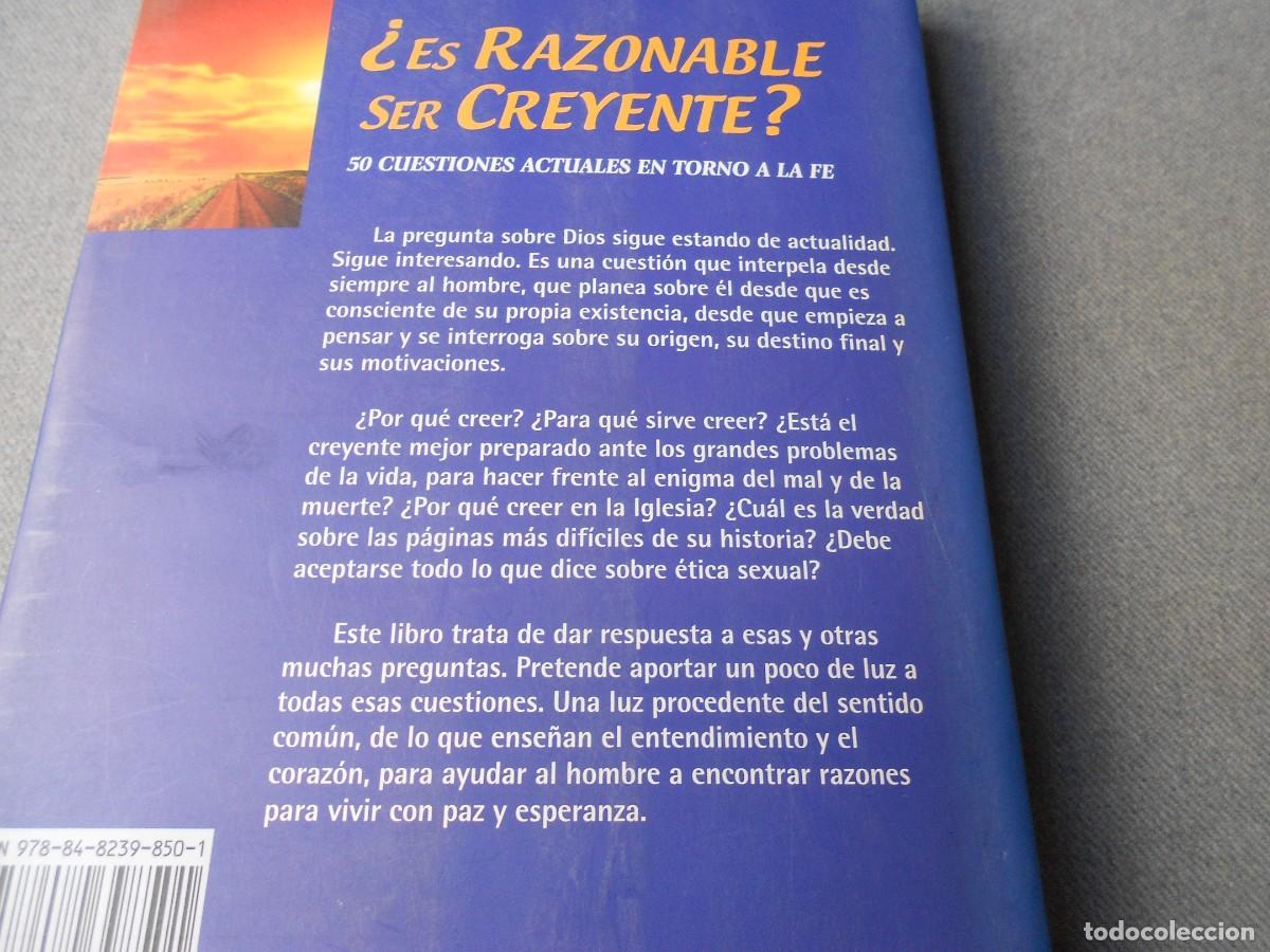 Libros de segunda mano: ES RAZONABLE SER CREYENTE ? - Foto 6