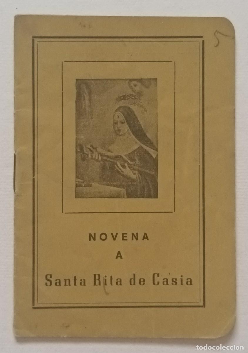 Libros de segunda mano: NOVENA A SANTA RITA DE CASIA