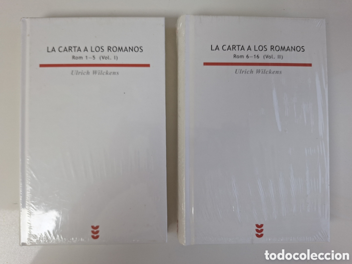 Libros de segunda mano: U. WILCKENS, La Carta a los Romanos I y II