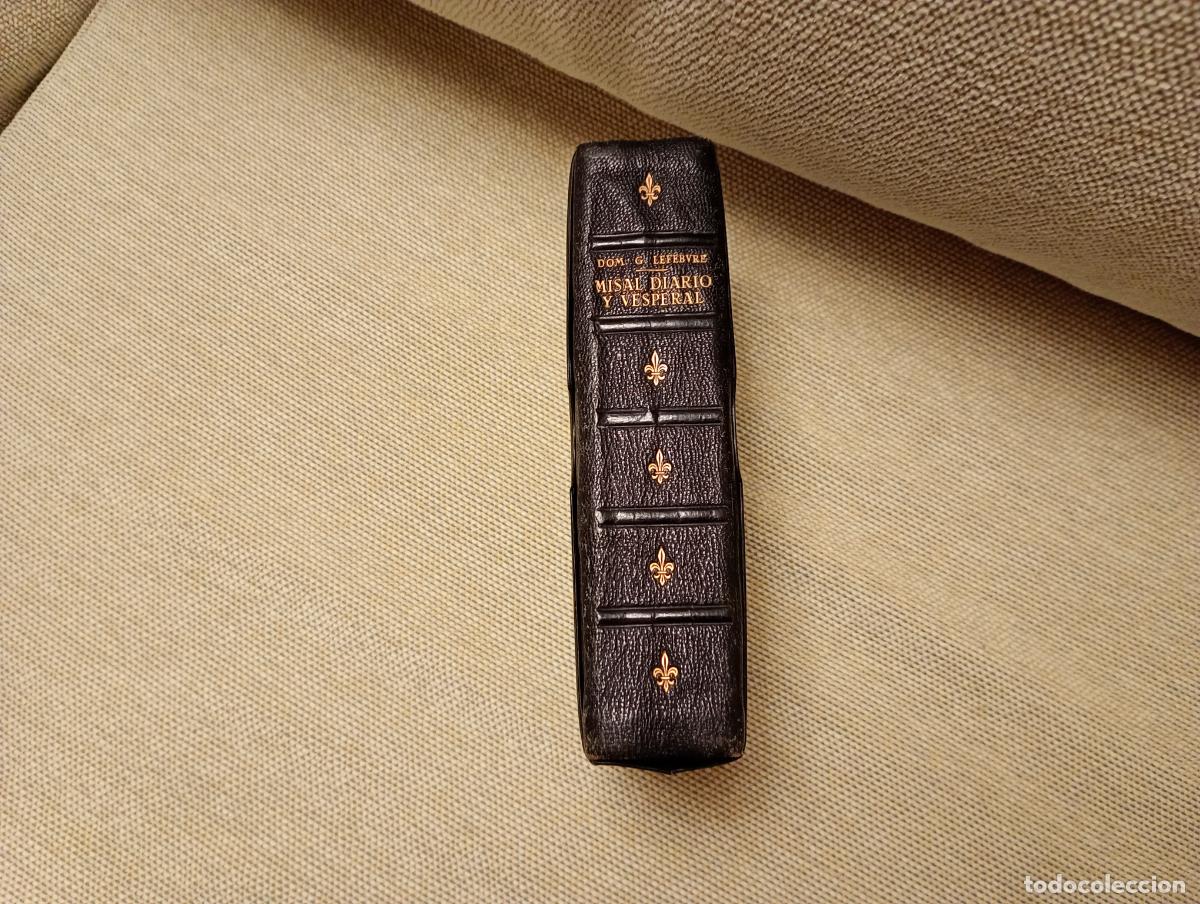 Libros de segunda mano: MISAL DIARIO Y VESPERAL 15 EDICION GASPAR LEFEBVRE