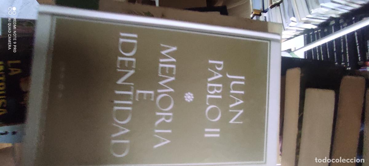 Libros de segunda mano: Memoria e identidad - Juan Pablo II - La Esfera de los Libros