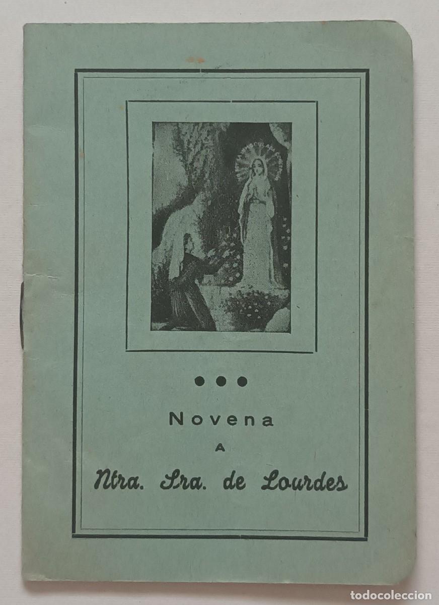 Libros de segunda mano: NOVENA A NTRA. SRA. DE LOURDES