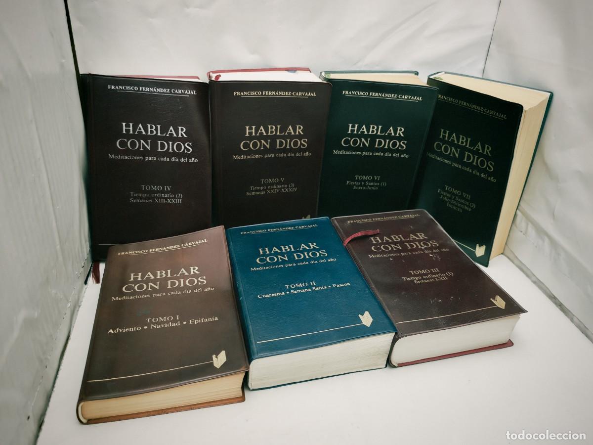 Libri di seconda mano: HABLAR CON DIOS. Meditaciones para cada d&iacute;a del a&ntilde;o. Tomos 1 a 7 (Obra Completa , ALG&Uacute;N SUBRAYADO)
