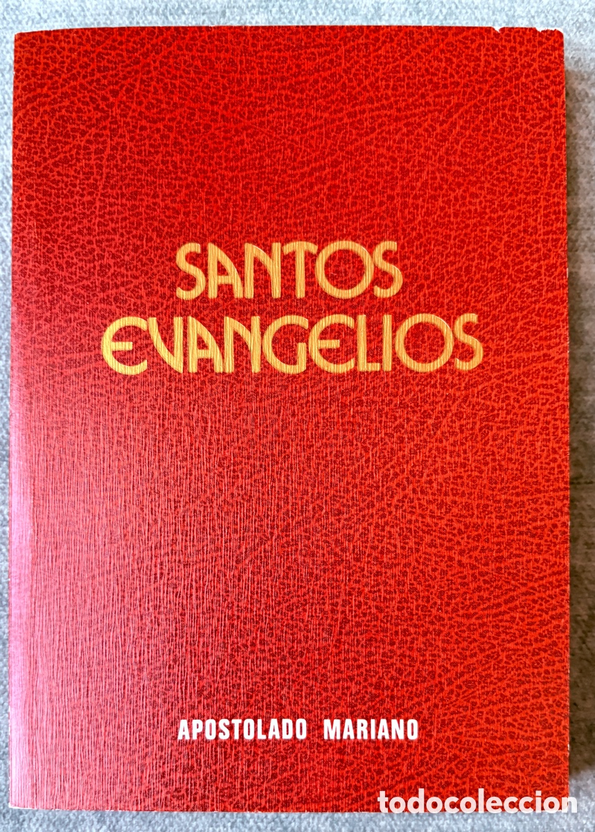 Libros de segunda mano: (L988) Santos Evangelios - Apostolado Mariano 1979 - R&uacute;stica tapa marr&oacute;n