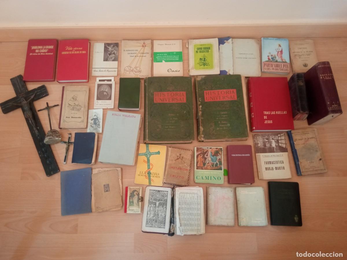 Libros de segunda mano: Lote libros antiguos religi&oacute;n