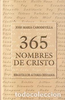 Libros de segunda mano: 365 Nombres de Cristo - Jos&eacute; Mar&iacute;a Cabodevilla