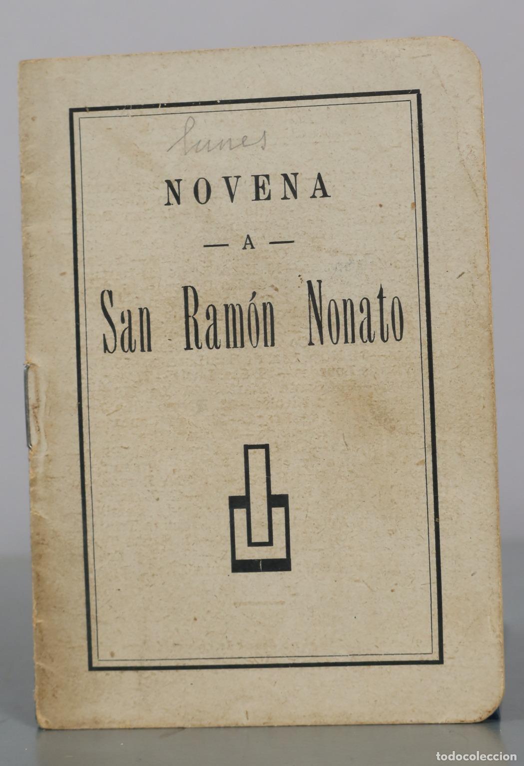 Libros de segunda mano: Novena a San Ram&oacute;n Nonato - Imprenta Librer&iacute;a Casa Mart&iacute;n
